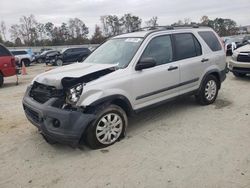 Salvage cars for sale at Spartanburg, SC auction: 2006 Honda CR-V EX