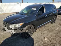 Salvage cars for sale at Van Nuys, CA auction: 2014 Infiniti QX60