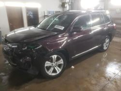 Carros salvage sin ofertas aún a la venta en subasta: 2012 Toyota Highlander Limited