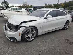 Salvage cars for sale at San Martin, CA auction: 2018 BMW 430I Gran Coupe