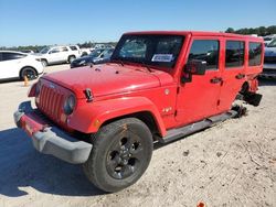 Jeep Wrangler Unlimited Sahara salvage cars for sale: 2017 Jeep Wrangler Unlimited Sahara