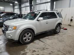 Salvage cars for sale at Ham Lake, MN auction: 2009 Ford Escape Limited