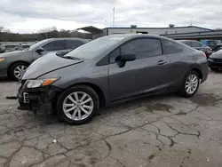 Honda salvage cars for sale: 2012 Honda Civic EXL