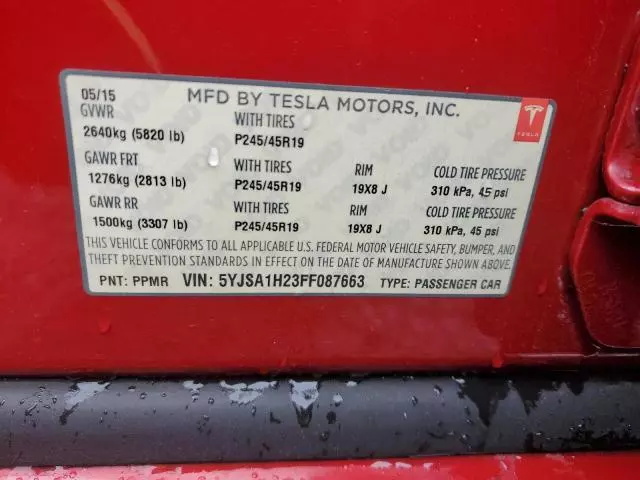 2015 Tesla Model S 85D