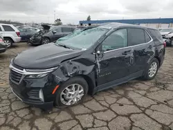 Chevrolet Equinox lt salvage cars for sale: 2022 Chevrolet Equinox LT