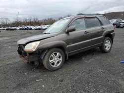 Salvage cars for sale at New Britain, CT auction: 2006 KIA New Sportage