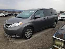 Toyota Sienna xle salvage cars for sale: 2017 Toyota Sienna XLE