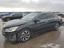 Vehiculos salvage en venta de Copart Grand Prairie, TX: 2016 Honda Accord EXL