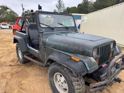 Salvage cars for sale at Savannah, GA auction: 1988 Jeep Wrangler