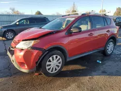 Salvage cars for sale from Copart Littleton, CO: 2015 Toyota Rav4 LE