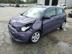 Salvage cars for sale at Savannah, GA auction: 2017 Chevrolet Spark LS