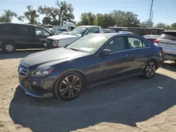 Salvage cars for sale at Riverview, FL auction: 2016 Mercedes-Benz E 350