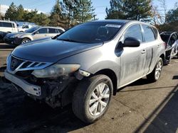 Salvage cars for sale at Denver, CO auction: 2013 Nissan Murano S