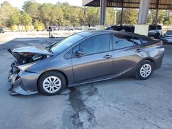 Salvage cars for sale at Gaston, SC auction: 2016 Toyota Prius