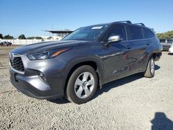 Salvage cars for sale at San Diego, CA auction: 2023 Toyota Highlander Hybrid LE