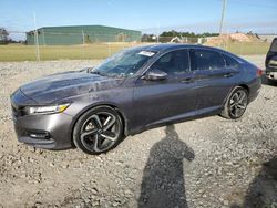 Salvage cars for sale from Copart Tifton, GA: 2019 Honda Accord Sport