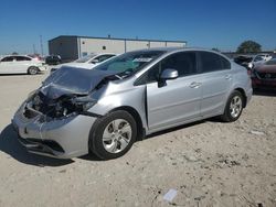 Honda salvage cars for sale: 2013 Honda Civic LX