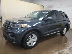 Salvage cars for sale at Davison, MI auction: 2022 Ford Explorer XLT