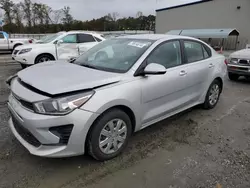 Salvage cars for sale at Spartanburg, SC auction: 2022 KIA Rio LX