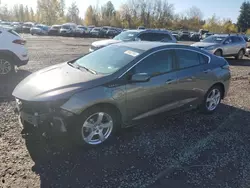 Salvage cars for sale at Portland, OR auction: 2017 Chevrolet Volt LT