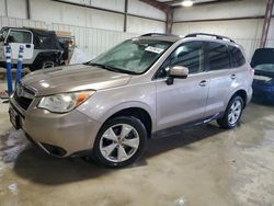 Salvage cars for sale at Haslet, TX auction: 2015 Subaru Forester 2.5I Limited