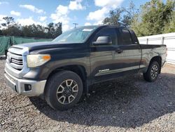 Salvage cars for sale at Riverview, FL auction: 2014 Toyota Tundra Double Cab SR