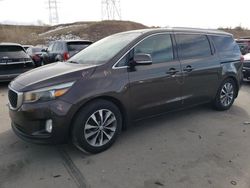 Salvage cars for sale at Littleton, CO auction: 2016 KIA Sedona EX