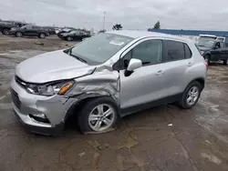 Salvage cars for sale at Woodhaven, MI auction: 2020 Chevrolet Trax LS