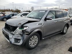 Salvage cars for sale at Bridgeton, MO auction: 2017 Nissan Armada SV