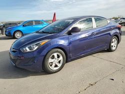 Salvage cars for sale at Grand Prairie, TX auction: 2014 Hyundai Elantra SE