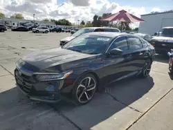 Honda salvage cars for sale: 2021 Honda Accord Sport