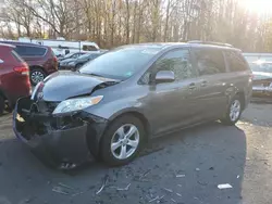 Salvage cars for sale from Copart Glassboro, NJ: 2016 Toyota Sienna LE