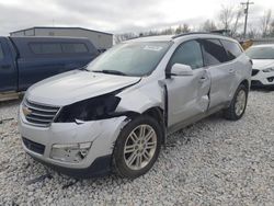 Salvage cars for sale from Copart Wayland, MI: 2014 Chevrolet Traverse LT