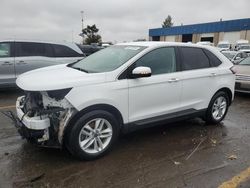 Salvage cars for sale at Woodhaven, MI auction: 2016 Ford Edge SEL