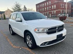 Salvage cars for sale at North Billerica, MA auction: 2015 Dodge Durango Limited