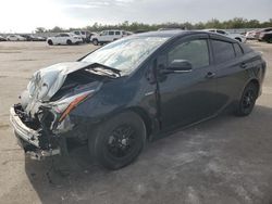 Salvage cars for sale at Fresno, CA auction: 2017 Toyota Prius