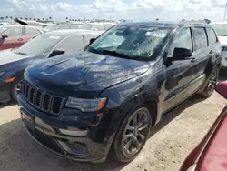 Jeep salvage cars for sale: 2018 Jeep Grand Cherokee Overland