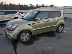 Salvage cars for sale from Copart Windham, ME: 2012 KIA Soul