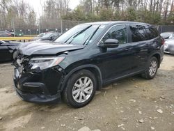 Honda salvage cars for sale: 2019 Honda Pilot LX