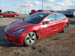 Salvage cars for sale at Greenwood, NE auction: 2020 Tesla Model 3