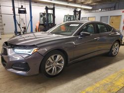 Salvage cars for sale at Wheeling, IL auction: 2021 Acura TLX Technology