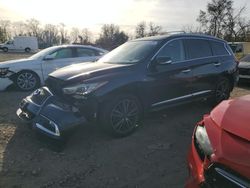 Salvage cars for sale at Baltimore, MD auction: 2017 Infiniti QX60