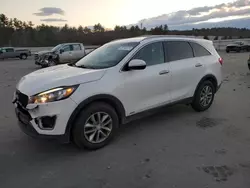 Salvage cars for sale at Windham, ME auction: 2017 KIA Sorento LX