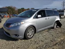 Salvage cars for sale at Mebane, NC auction: 2016 Toyota Sienna XLE