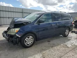 Salvage cars for sale at Arcadia, FL auction: 2007 Honda Odyssey EXL