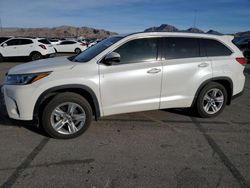 Salvage cars for sale at North Las Vegas, NV auction: 2018 Toyota Highlander Limited