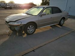 Salvage cars for sale at Sacramento, CA auction: 2001 Honda Accord EX