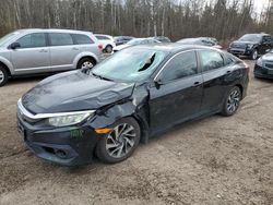 Salvage cars for sale at Cookstown, ON auction: 2017 Honda Civic EX