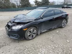 Salvage cars for sale at Madisonville, TN auction: 2017 Honda Civic EXL