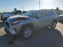 Salvage cars for sale from Copart Miami, FL: 2019 Toyota Rav4 XLE